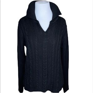Villager Knitted Sweater Black